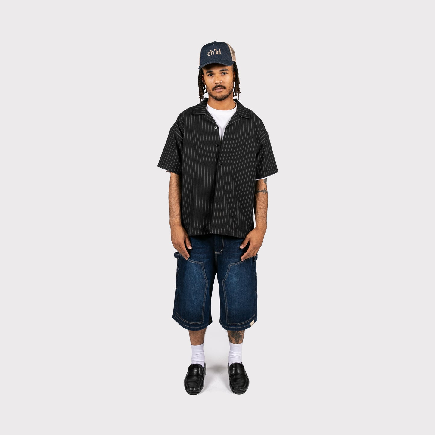 BE STILL USHER SHIRT - BLACK