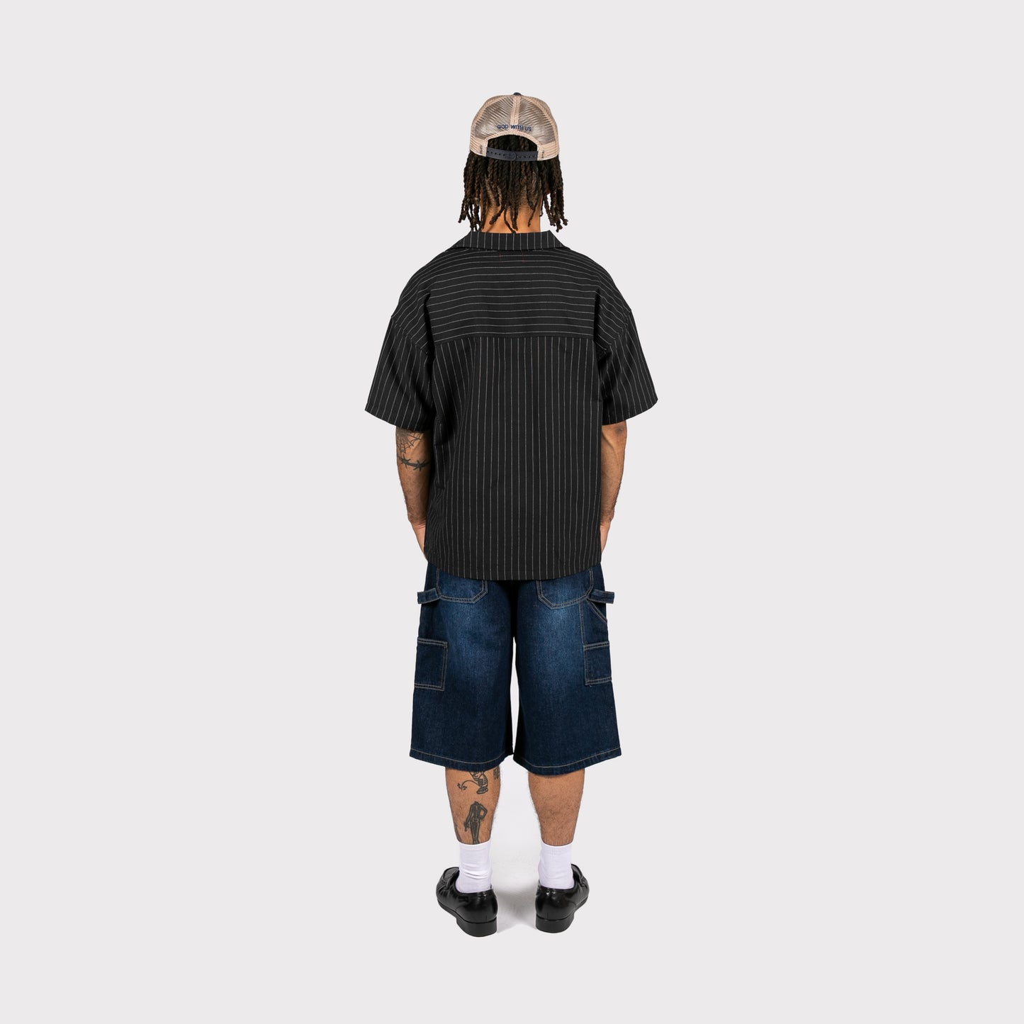 BE STILL CARPENTER JORTS - DARK BLUE