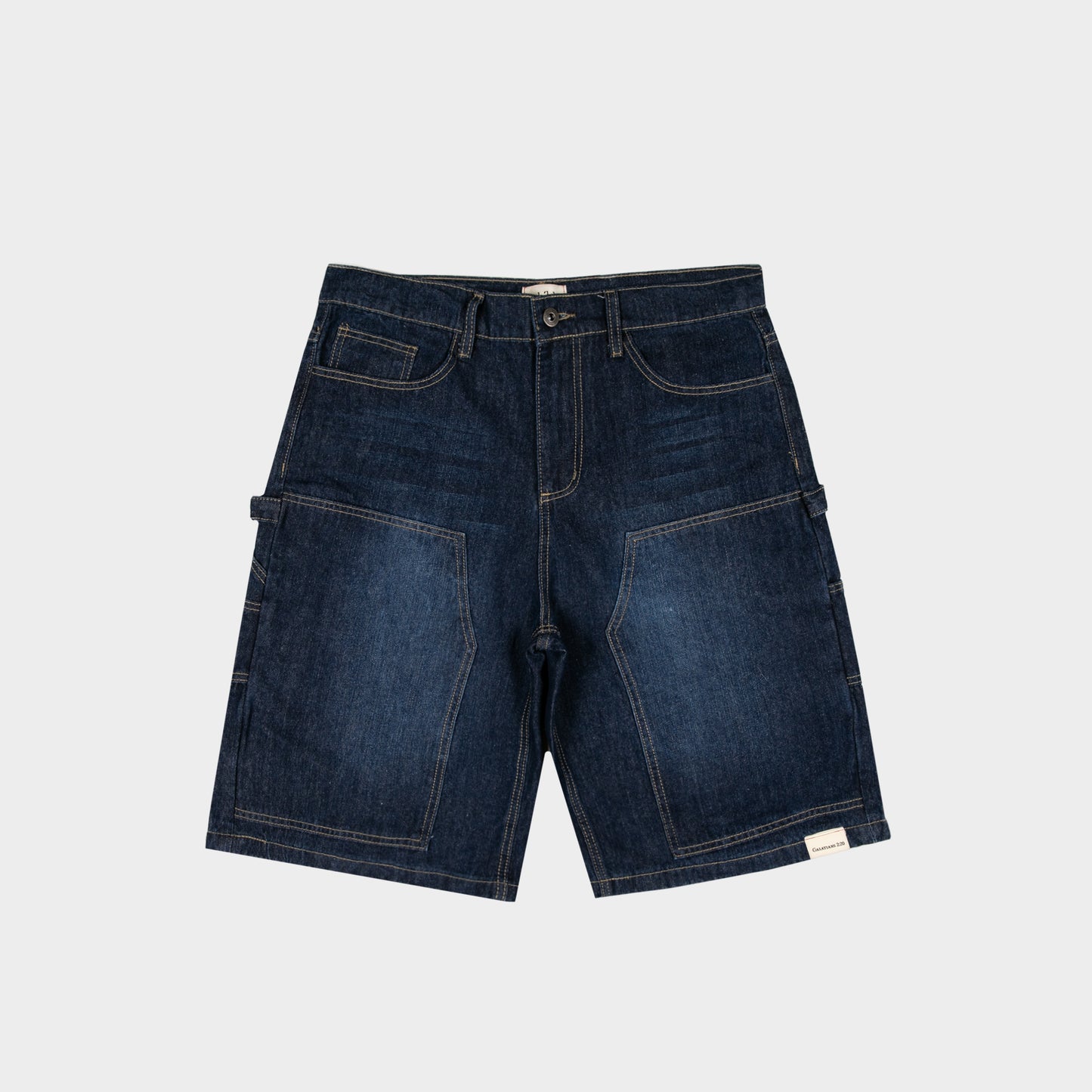 BE STILL CARPENTER JORTS - DARK BLUE
