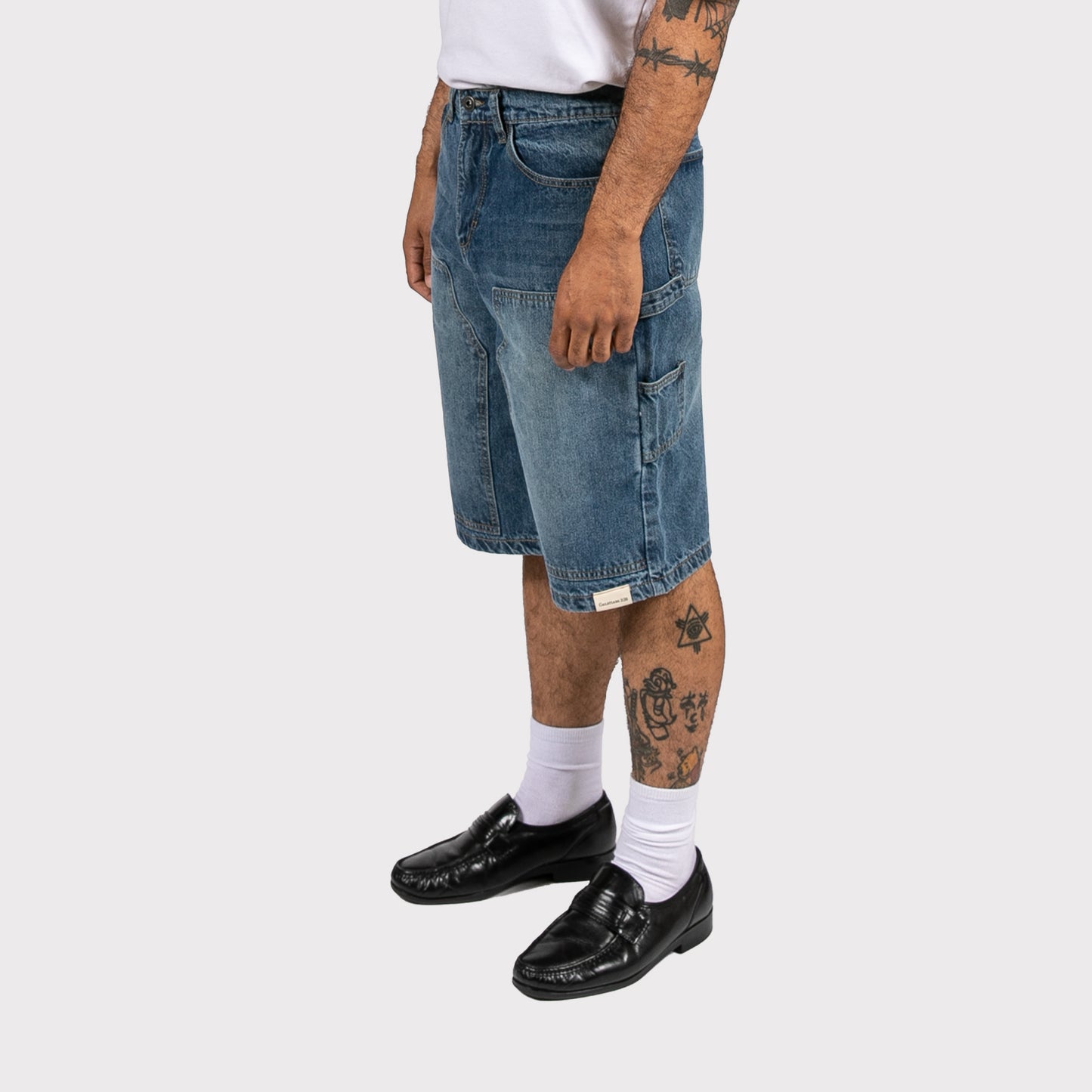 BE STILL CARPENTER JORTS - LIGHT BLUE