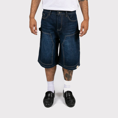 BE STILL CARPENTER JORTS - DARK BLUE