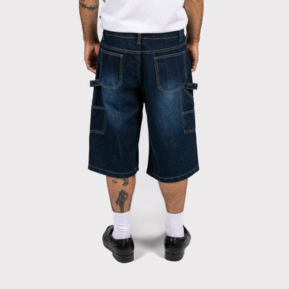 BE STILL CARPENTER JORTS - DARK BLUE