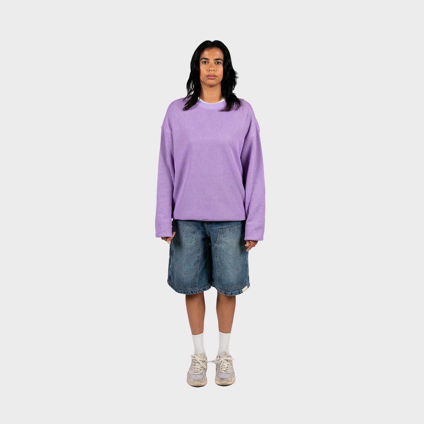 BE STILL CARPENTER JORTS - LIGHT BLUE