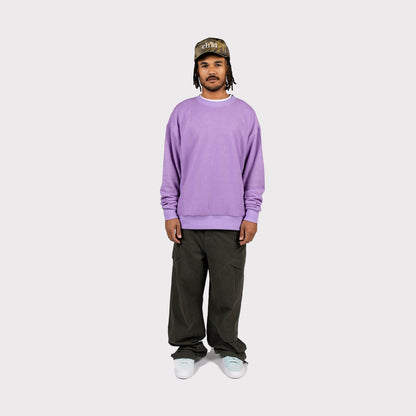 BE STILL KNIT CREWNECK - LAVENDER