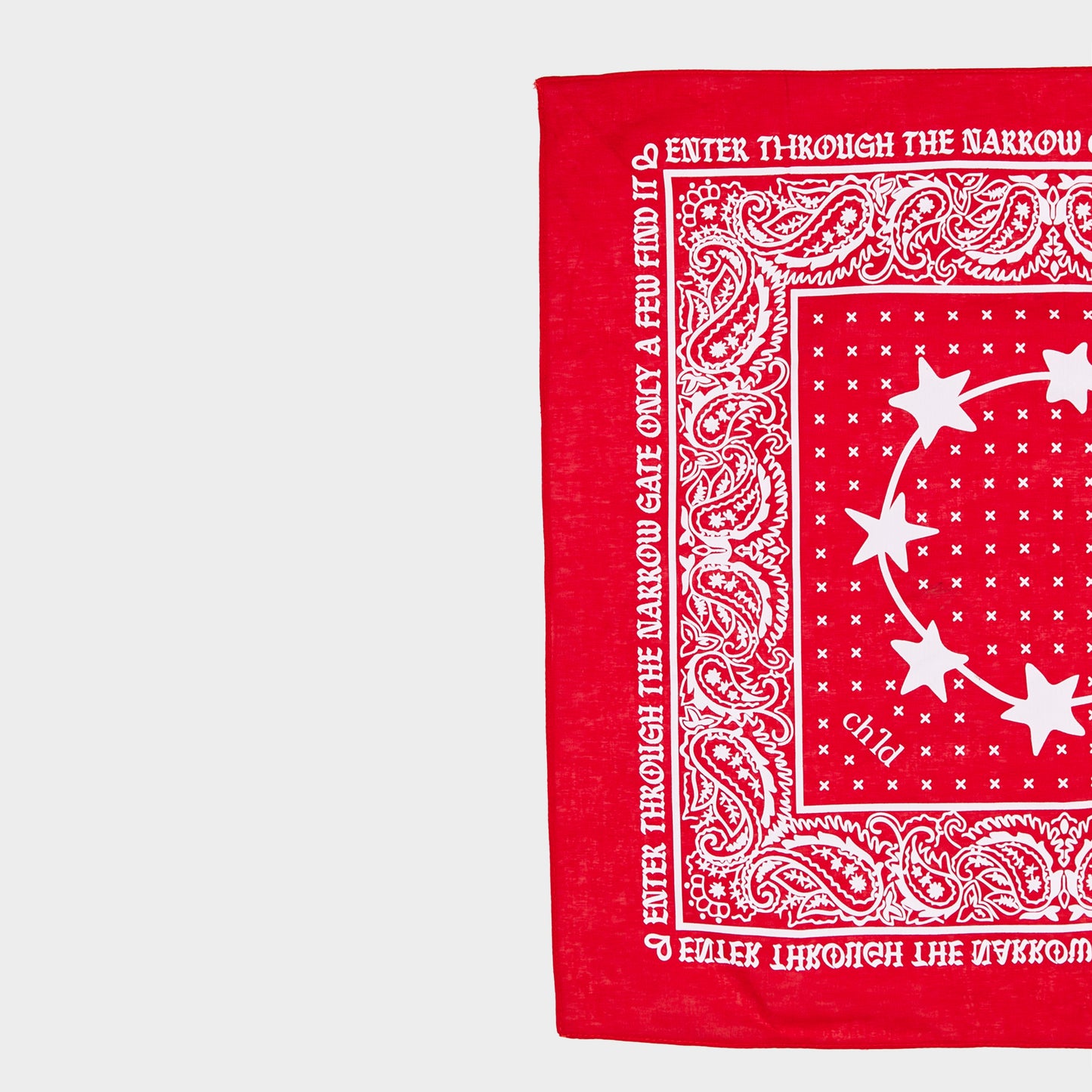 3 YEAR ANNI NARROW BANDANA - RED