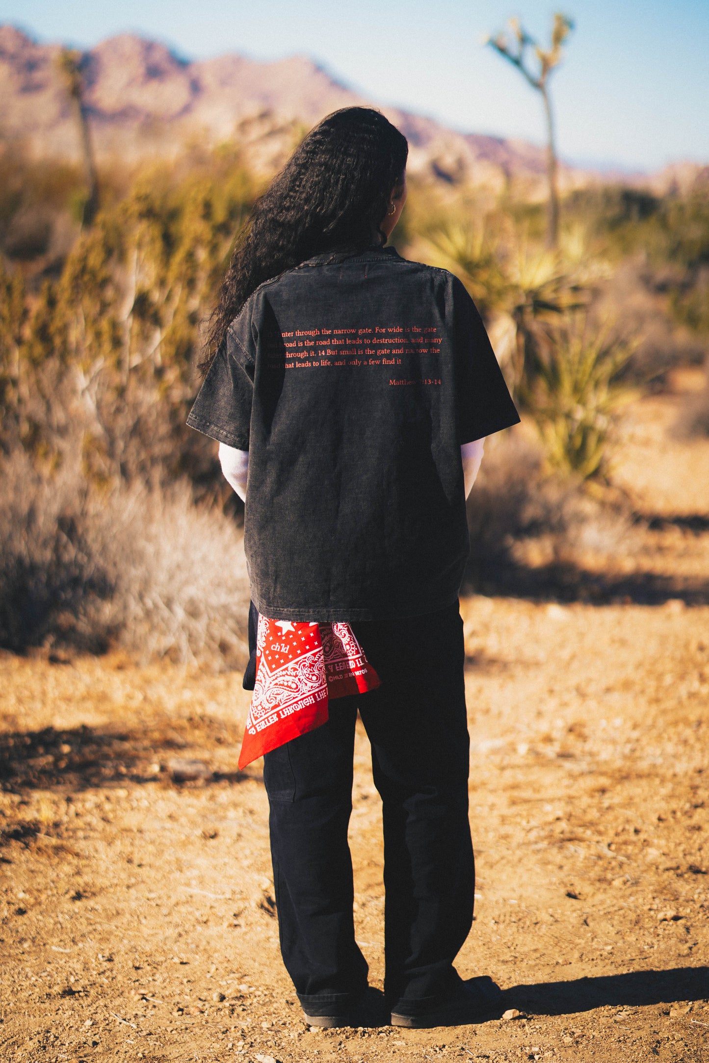 3 YEAR ANNI NARROW BANDANA - RED